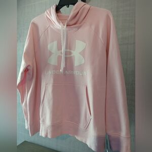 Under Armour Women's 2X Pink Logo Hoodie NWT.  FF#348